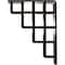 Ekena Millwork Diane Wrought Iron Bracket, (Triple center brace), Antiqued Brass 2"W x 5 1/2"D x 8"H BKTM02X05X08TDIABS - alternate 2